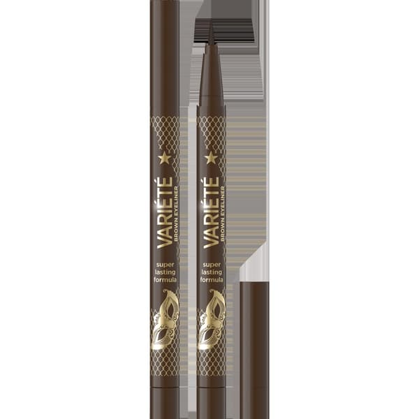 EVELINE Variete Precision Eyeliner i Penna - Brun 2g
