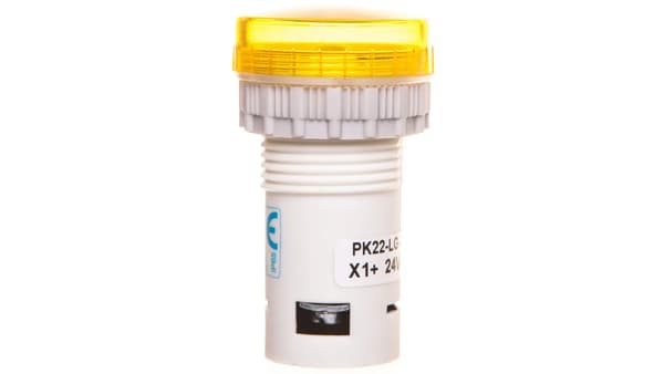 Kompakt lys gul PK22-LG-24-LED AC/DC