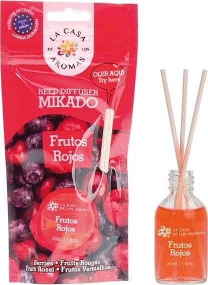 La Casa de los Aromas Doftolja med pinnar Röda bär 30ml
