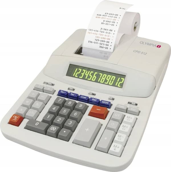 Olympia Olympia Tischner CPD 512 med printer lommeregner