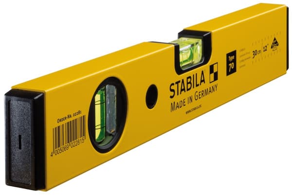 Stabilt aluminiumvattenpass 30 cm (02281)