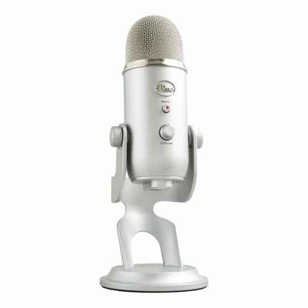 Mikrofon Logitech Blue Yeti USB Mic Sølv Sort
