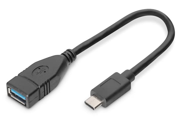 DIGITUS USB Type-C Adapter/Konverter - USB-C/USB-A - 15 cm