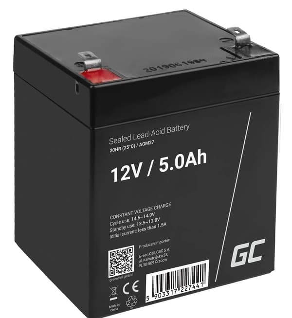 GREENCELL Akku AGM 12V 5Ah