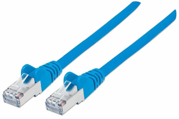 Intellinet Network Solutions Patchkabel S/FTP, CAT7, 1m, blå (740722)