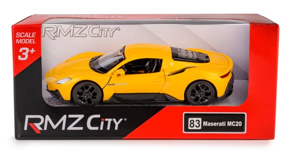 Maserati MC20 keltainen