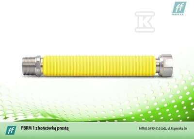 Famas Stretch gasslang DN15 350-500mm - PSR-08ANT-035