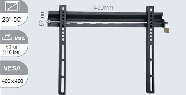 VivoLink Wall Mount Slim - monteringsp