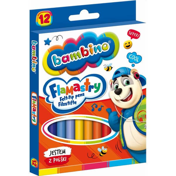 BAMBINO 12 färgpennor