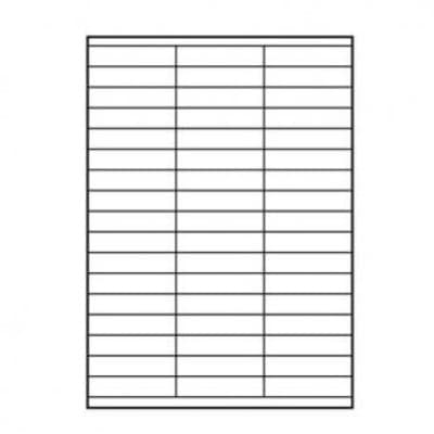 Logotypetiketter A4, matt, vit, 25 st.