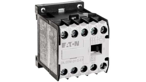 Effektkontaktor 6A 3P 24V DC 0Z 1R DILEEM-01-G-EA (24VDC) 189982