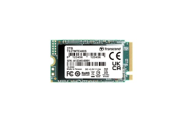 Transcend SSD MTE400S 2TB NVMe PCIe Gen3x4 3D