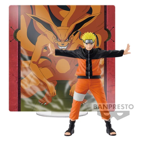Naruto Shippuden Uzumaki Naruto Panel Spectacle figur 13cm