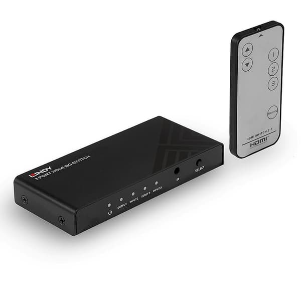 Lindy 3-ports HDMI 18G-switch