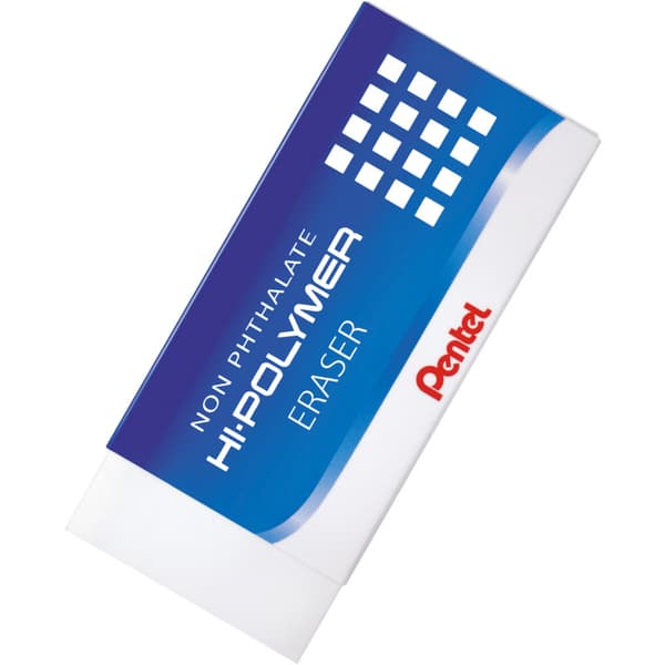 Suddgummi Pentel Hi-Polymer 73,8x32,2x14mm vit