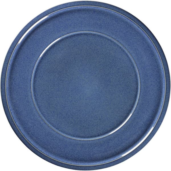 STONE Flad tallerken diameter 32 cm kobolt