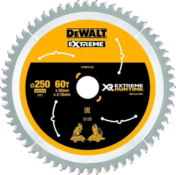 DeWALT XR Extreme Runtime rundsavsklin