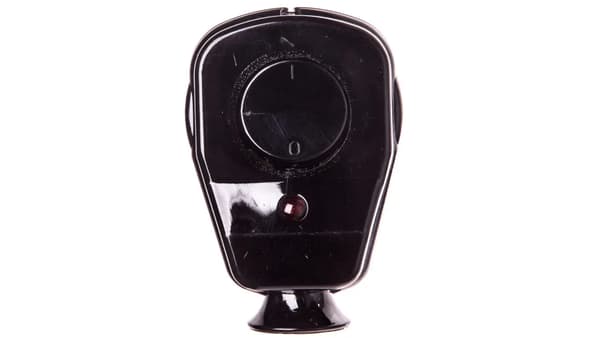Batteristik med afbryder og LED 16A 2P+Z 230V UNI-SCHUKO sort IP20 9002216s