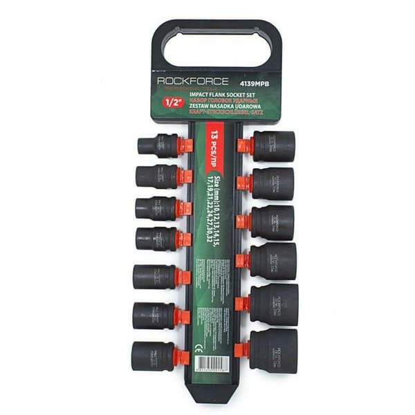 ROCKFORCE ISKUTULPAT LYHYET 13kpl.1/2\" 10-32mm /RIPUSTIN