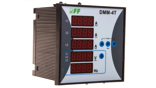 F&F Verkon parametrit 3-vaihe 12-400V AC (DMM-4T)