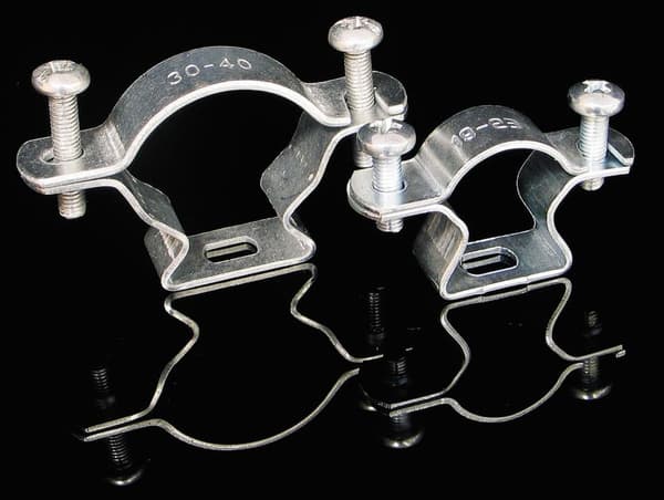 Rørholder fi19-24mm stål 5220 ZN OMEGA