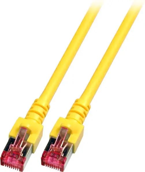 Patchkabel 100% Kobber EFB Cat.6 LSZH S/FTP 1,5m Gul