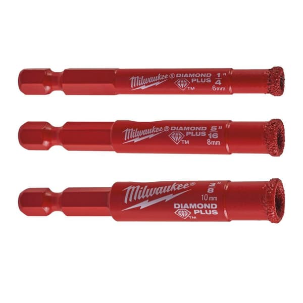 Hex Diamond Plus Diamantborsæt - 3 stk. 4932471771