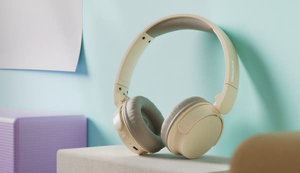 Trådløse hovedtelefoner Philips TAH3209BG/00, sandbrun