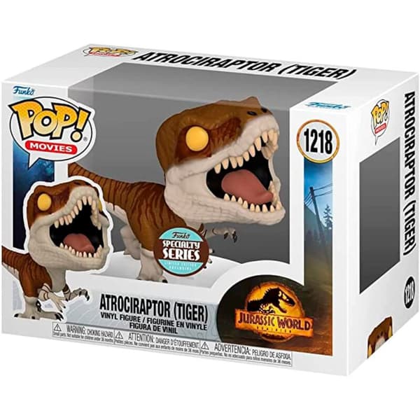 POP-figuuri Jurassic World Atrociraptor Tiger Exclusive