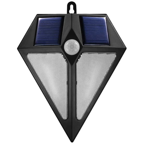 Maclean solcellslampa MCE168 vägg 6 LED med 2x solcellsrörelsesensor