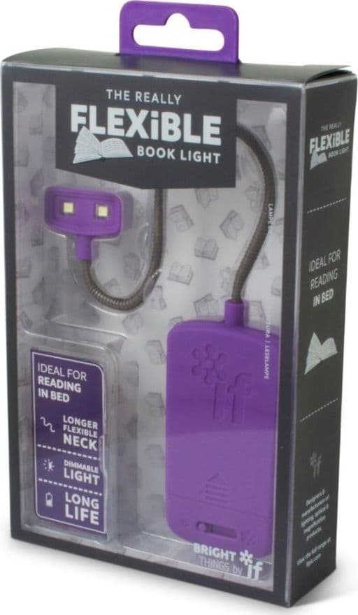 Flexibel boklampa boklampa lila