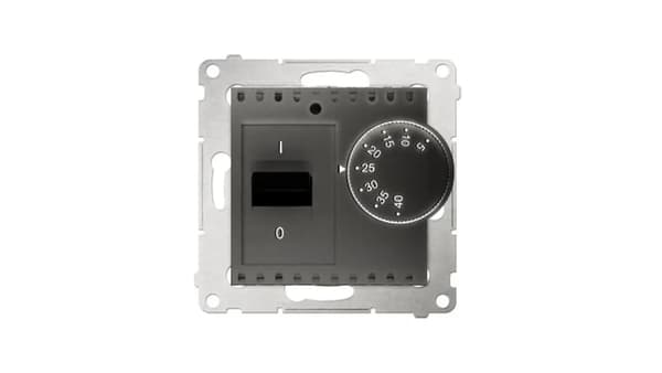 Simon 54 Temperaturregulator 5-40C IP20 Antracit DRT10W.02/48