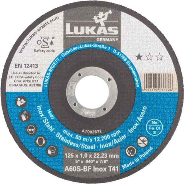 LATTA LAIKKA T1A 125*1.0*22 A60S-BF INOX PREMIUMFLEX