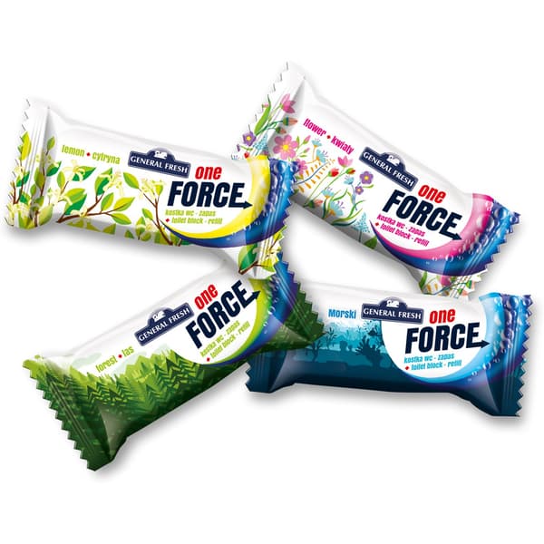 WC-kuutio One Force 40g sitruuna