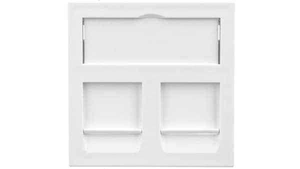 Bettermann Adapter M45 för 2xRJ45 vit DTG-2RM RW1 (6119292)
