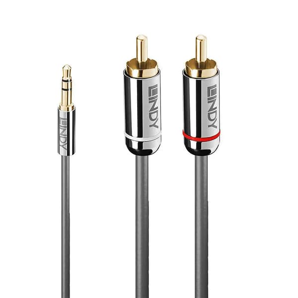 Lindy 3M 3.5Mm til Phono Lydkabel, Cromo Line