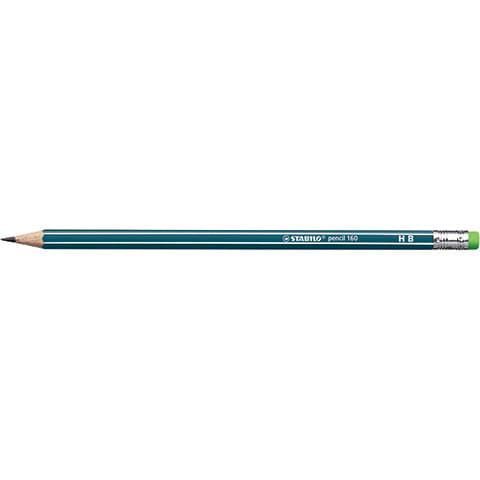 Stabilo Penna 160 med suddgummi HB bensin STABILO 2160/HB