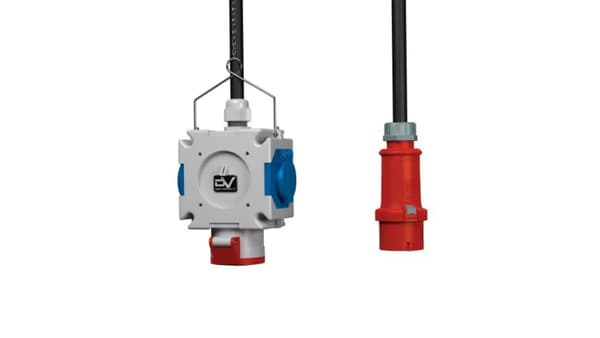 Riippuva kytkinlaite MDV 1x16A 2x230V Schuko Doktorvolt 2718