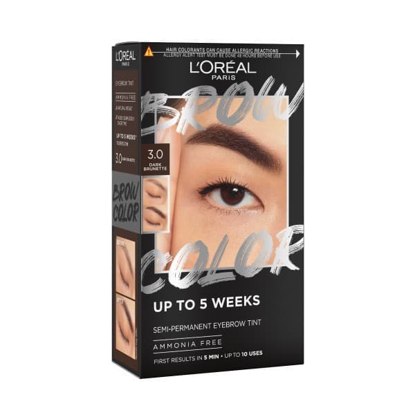 LOREAL Brow Color Ögonbrynsfärgset - 3.0 Mörkbrun 1op.
