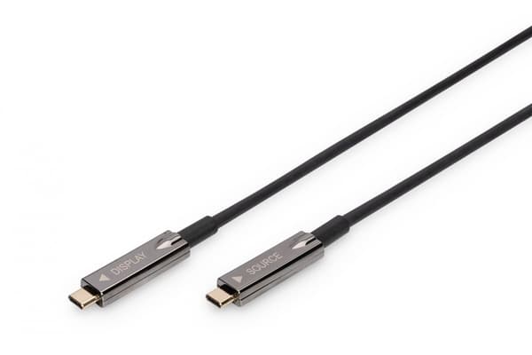 Digitus 4K AOC AV -liitäntäkaapeli - USB C - 10 m