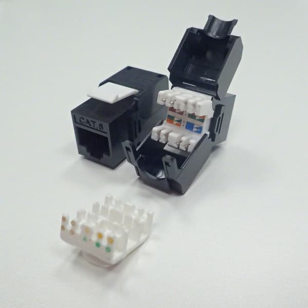 Netrack Netrack -moduuli Keyston-liitin 1xRJ45 8p8c, cat. 6A UTP, työkaluton