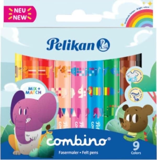 Colorella Super Combino C411 tuschpenne 9 farver
