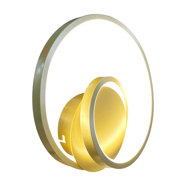 Lucero kultainen seinävalaisin 13W LED