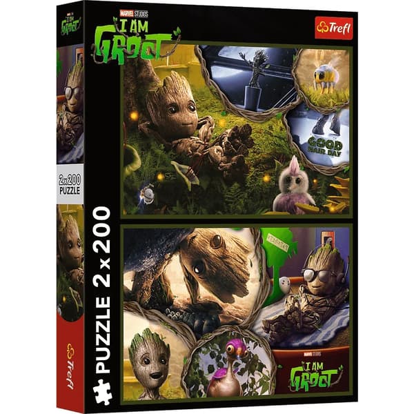 Puslespil 2x200 brikker I Am Groot Guardians Marvel