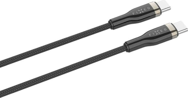 Fixed USB-C/USB-C ja PD-tuki, 2 m, USB 2.0, 100 W, musta