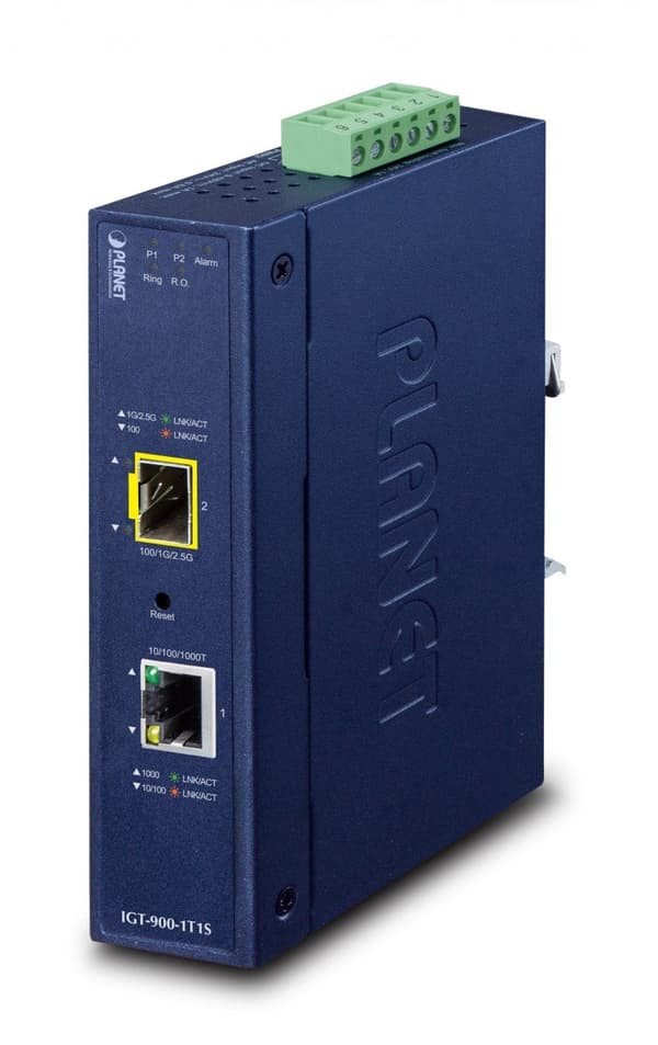 Transceiver indus 1 Giga - 1 SFP 2,5Giga -40/+75°C