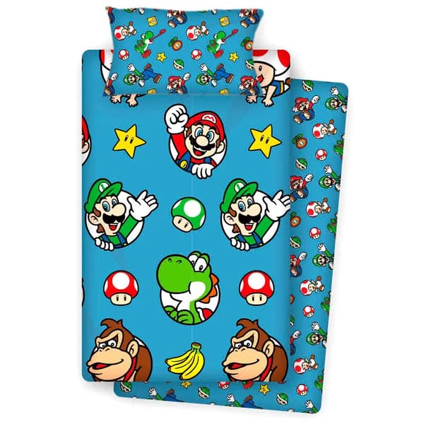 Super Mario Bros sengetøjssæt 90cm