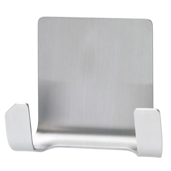 Tesa Itsekiinnittyvä Koukku Powerstrips Vedenpitävä Tupla Metalli Kromi 1kpl (H5971004)