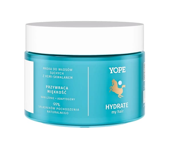 Yope Hydrate My Hair hårmask för torrt hår med hemi-skvalan 250ml