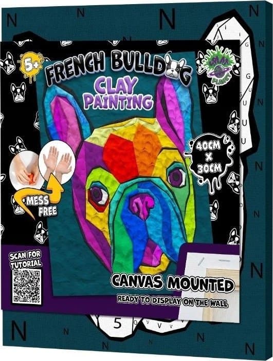 Plastelina klistringssats - Bulldog